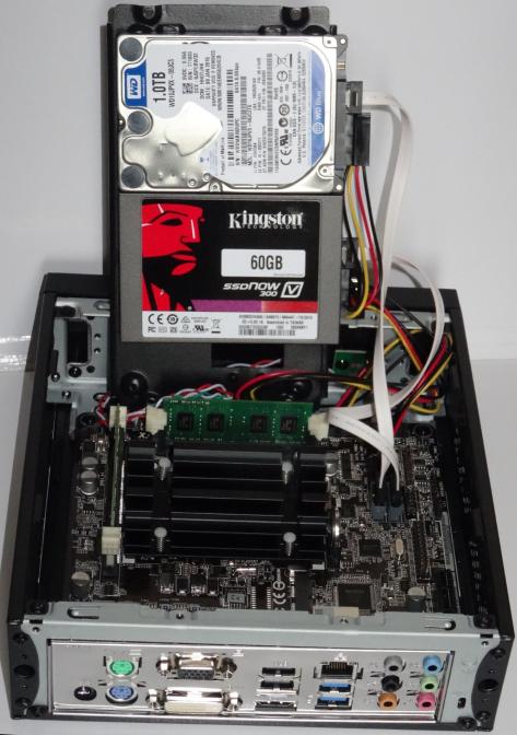 Asrock met SSD en HD Asrock