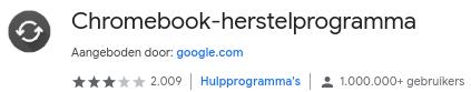 herstelprogramma
