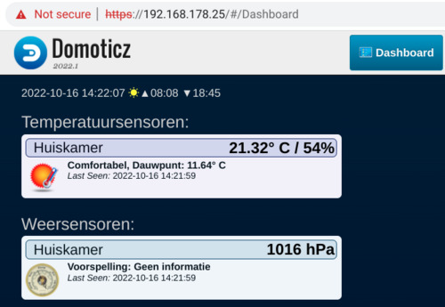 Domoticz-Dashboard Dashboard