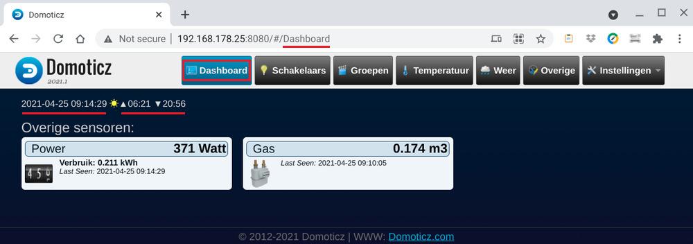Domoticz-P1-smart-meter Dashboard smart-meter5