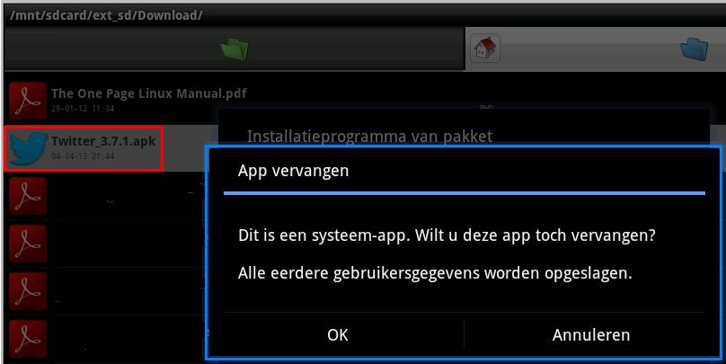 installatie